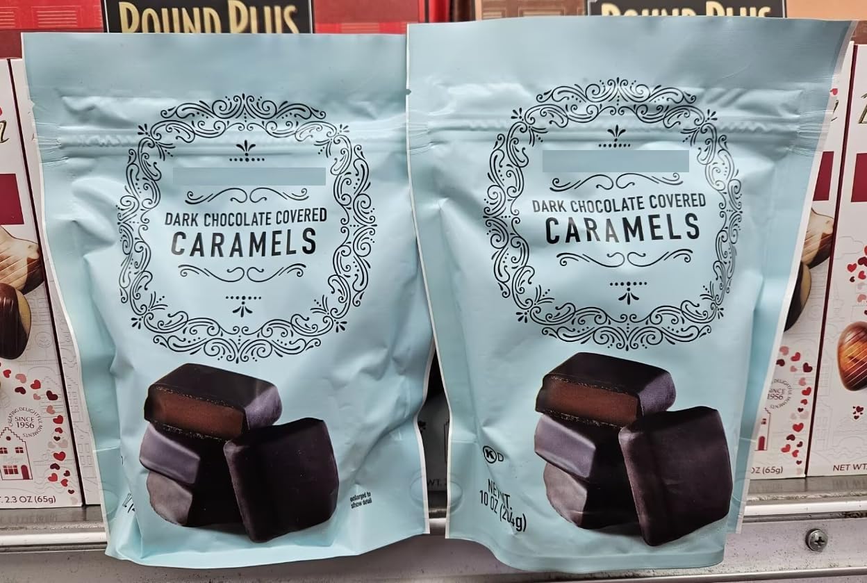 Amazon.com : Trader Joe Dark Chocolate Covered Caramels 10oz 284g